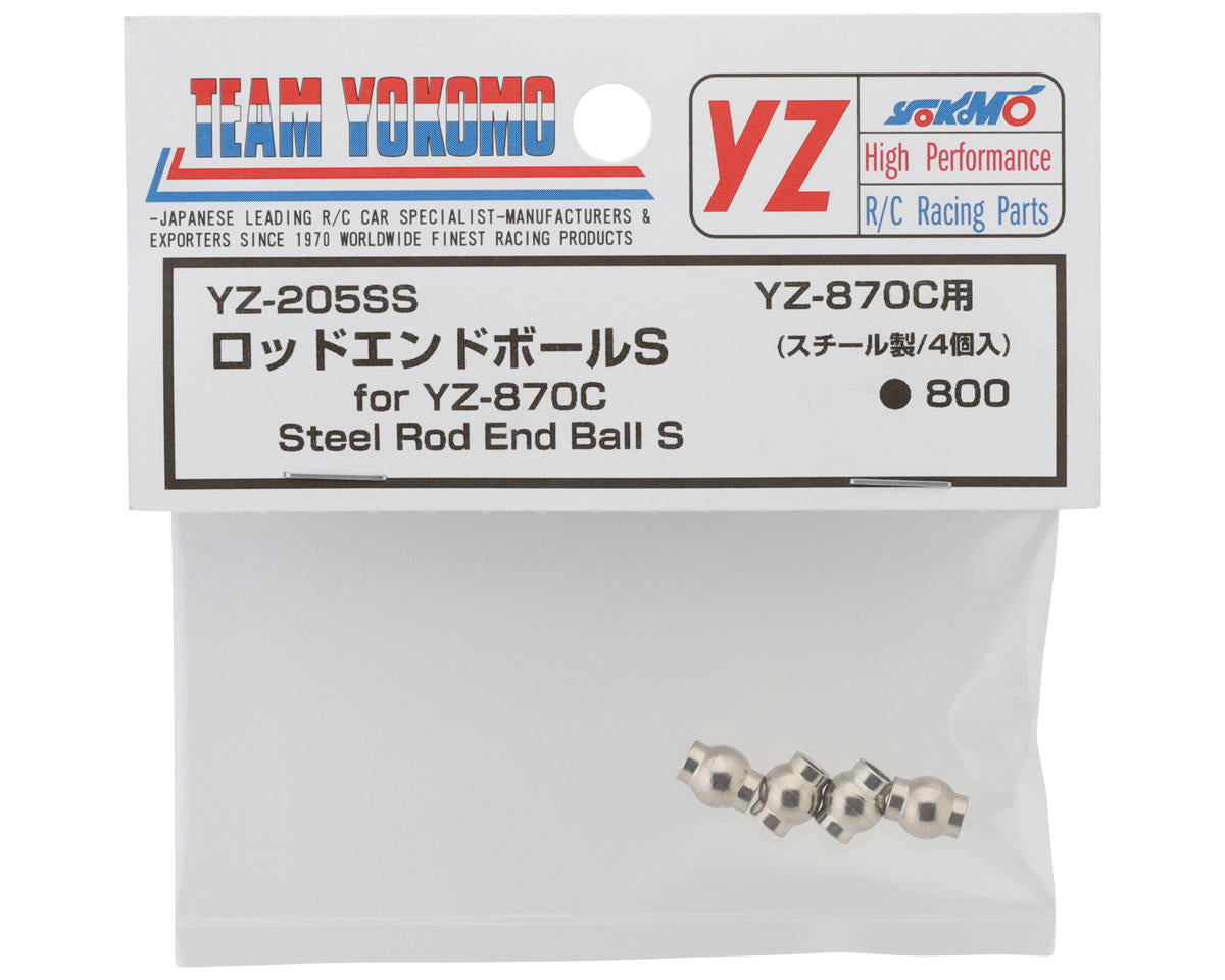 Yokomo 870C Super Dog Fighter Steel Pivot Ball (4) (Small)