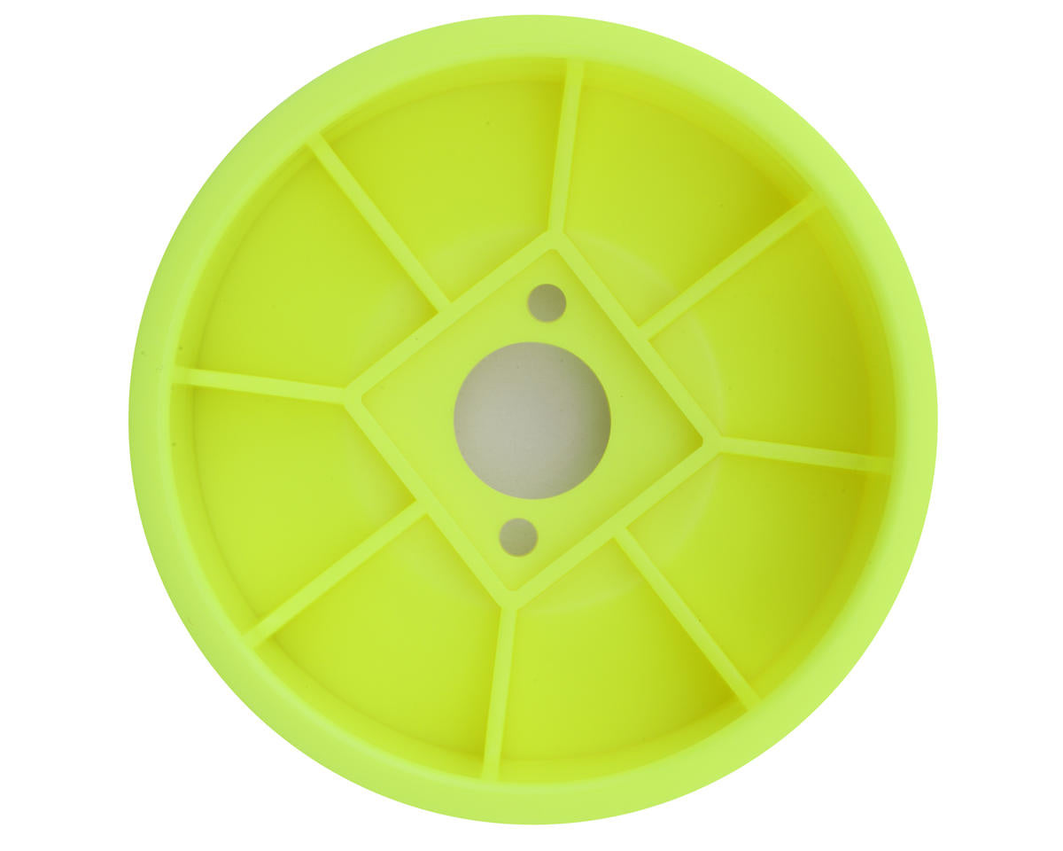 Yokomo 870C Super Dog Fighter 2.2 Front Wheels (Fluorescent Yellow) (2)