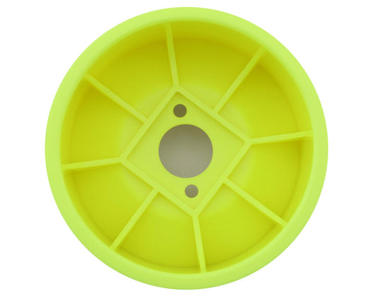 Yokomo 870C Super Dog Fighter 2.2 Rear Wheels (Fluorescent Yellow) (2)