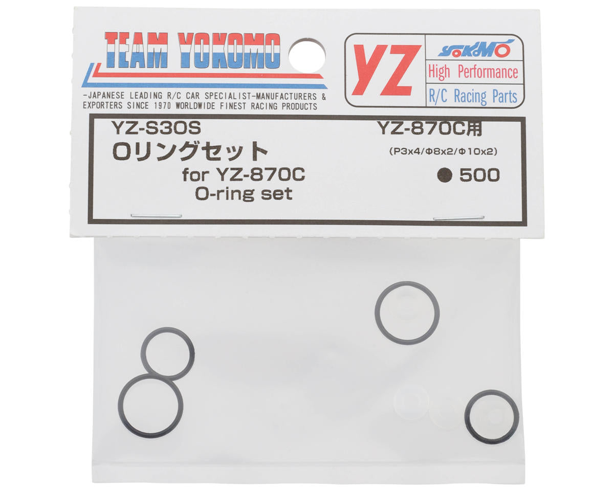 Yokomo 870C Super Dog Fighter Shock O-ring Set (P3x4/8x2/10x2)