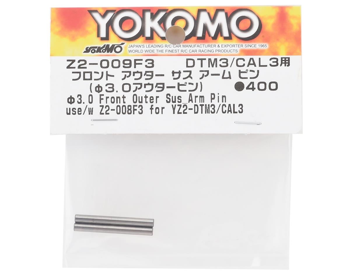 Yokomo YZ-2 DTM 3/CA L3 Front Outer Suspension Arm Pin Set (2)