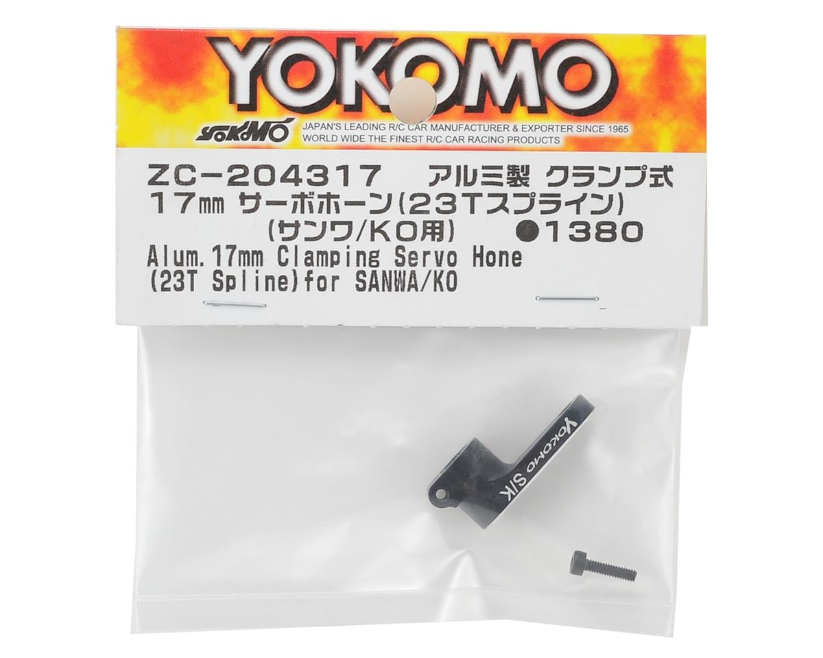 Yokomo 17mm BD8 Aluminum Clamping Servo Horn (23T-Airtonics/Sanwa/KO)