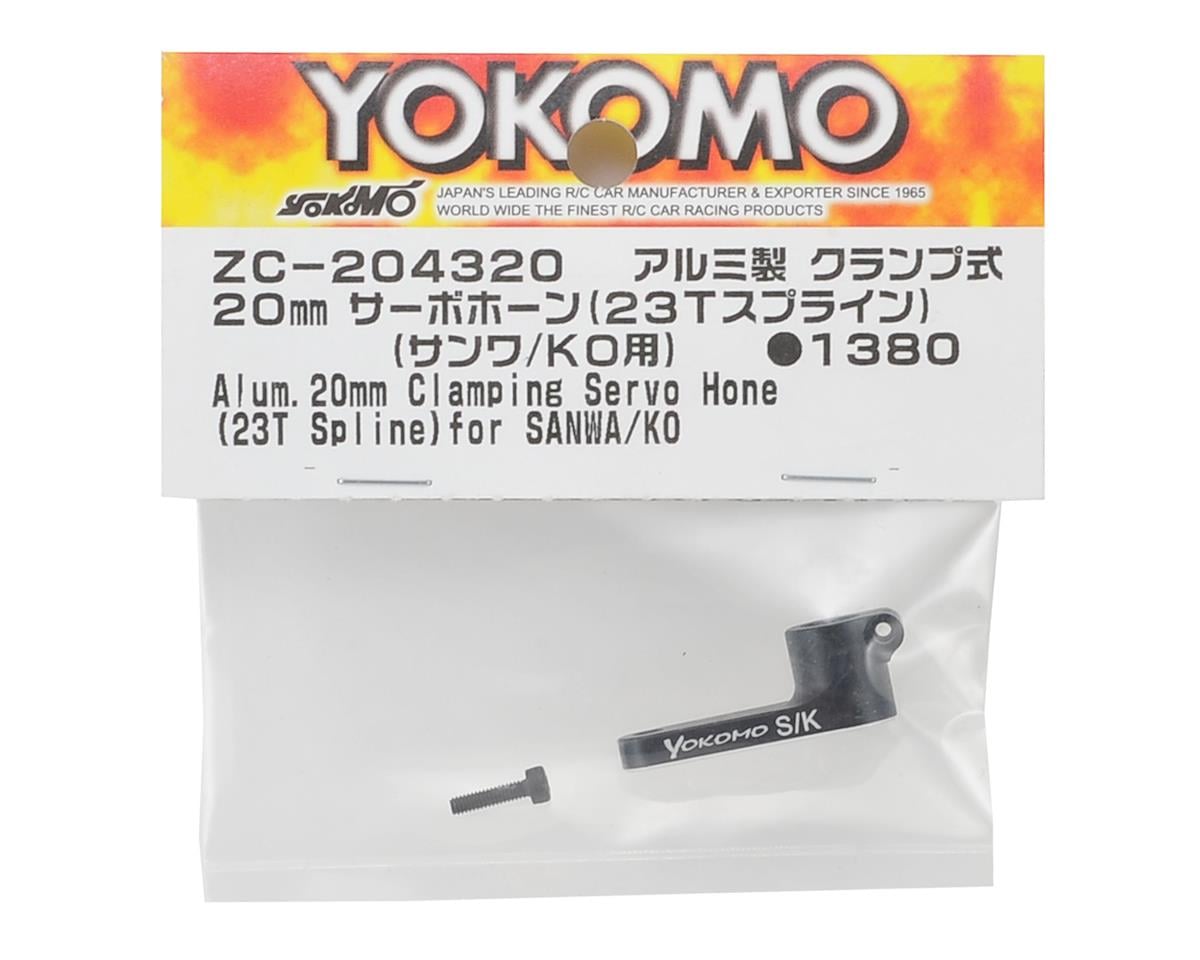 Yokomo 20mm BD8 Aluminum Clamping Servo Horn (23T-Airtonics/Sanwa/KO)