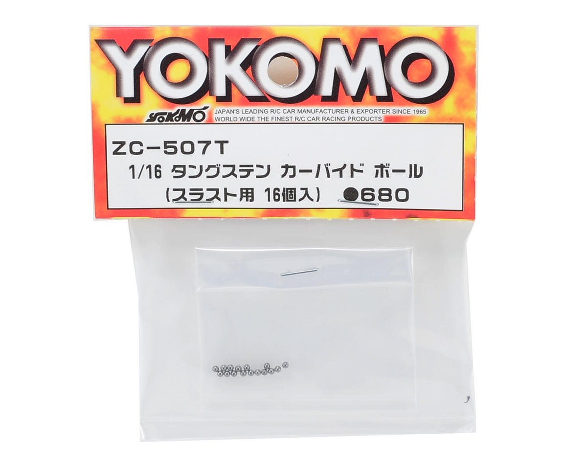 Yokomo 1/16 Tungsten Carbide Thrust Ball (16)