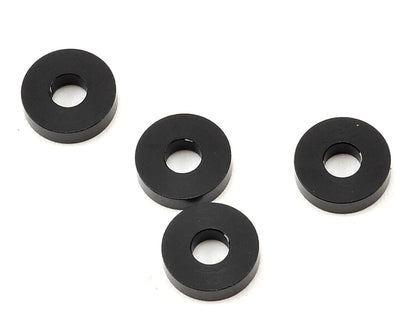Yokomo 3x8x2mm Aluminum Spacer (Black) (4)