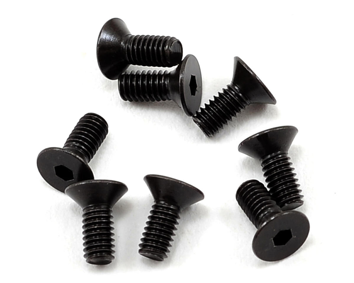 Yokomo 2.5x6mm Flat Head Hex Screw (10)