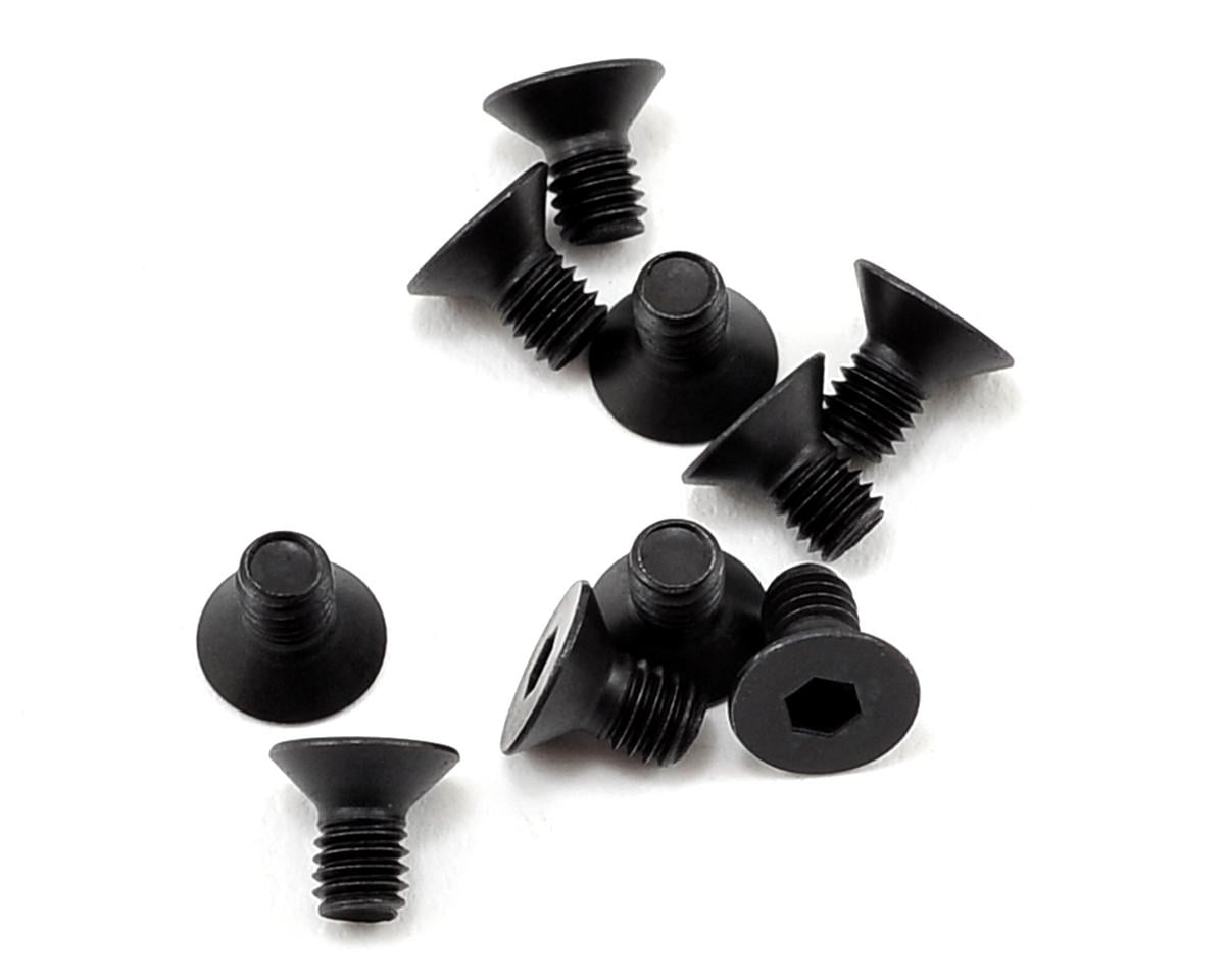 Yokomo 3x5mm Flat Head Hex Screw (10)