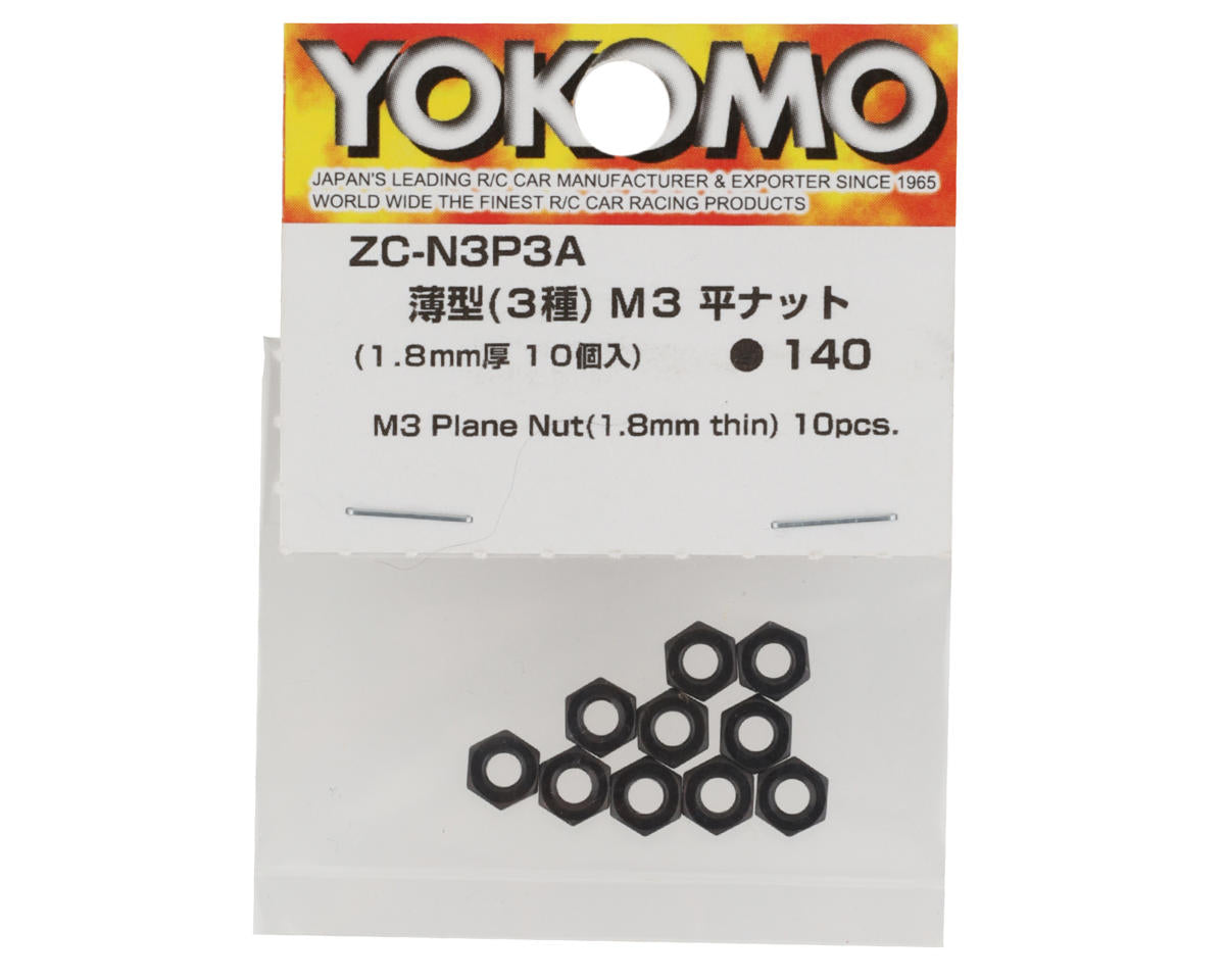 Yokomo 3mm Thin Nut (10)