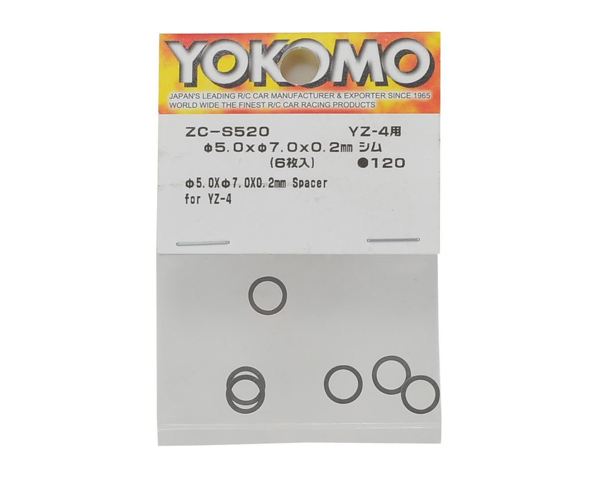 Yokomo 5.0x7.0x0.2mm Spacer (6)