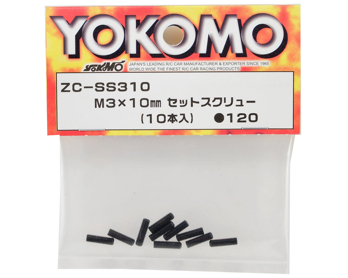 Yokomo 3x10mm Set Screw (10)