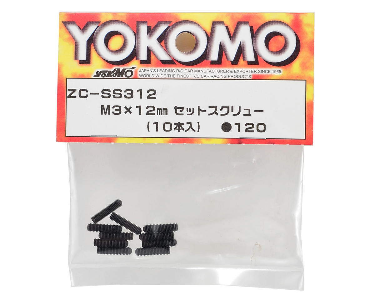 Yokomo 3x12mm Set Screw (10)